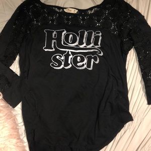Hollister Long Sleeve Lace Shirt